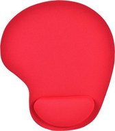Mousepad met neoprene toplaag - muismat  - rood