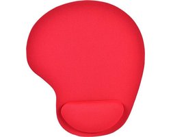 Mousepad met neoprene toplaag - muismat  - rood