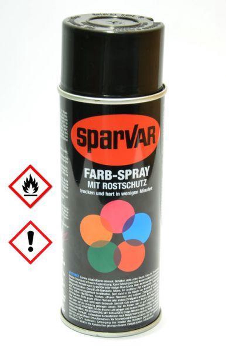 Lak spray 400 ml RAL9005 - zwart