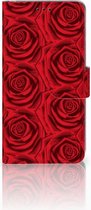 Geschikt voor Samsung Galaxy S10 Hoesje Bookcase Red Roses