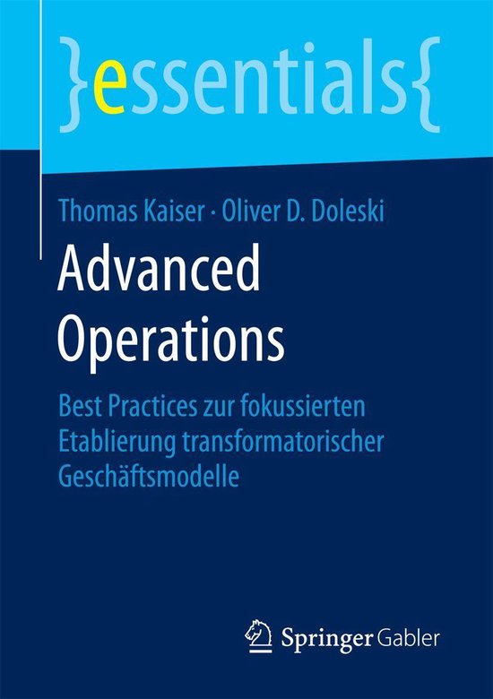 Business and Economics (German Language) - Advanced Operatio ... - cover