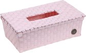 Handed By Luzzi - Tissue box - Poeder roze