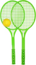 Playfun Soft Tennisset Groen 3-delig