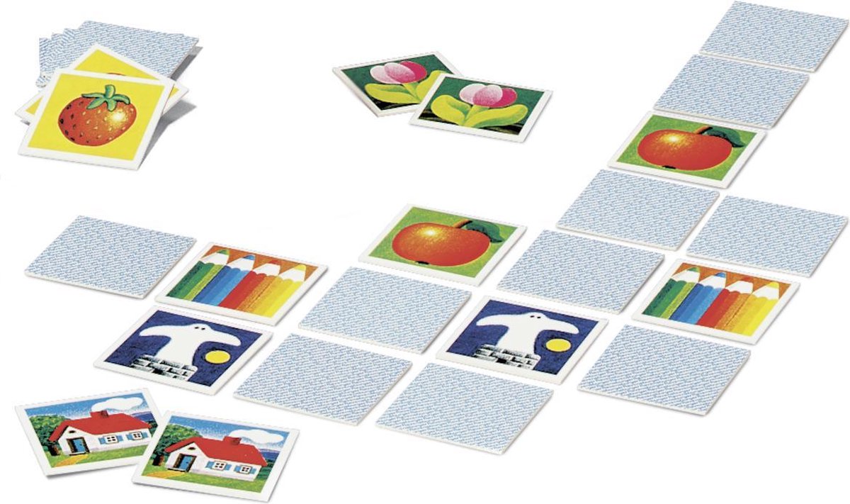Ravensburger Mini Memory Vissen Memoryspel voor Kinderen Geheugenspel - Kaartspel - 2 tot 8 spelers - Vanaf 4 jaar — afbeelding 3