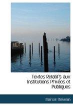 Textes Relatifs Aux Institutions Priv Es Et Publiques