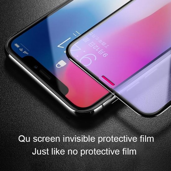 Benks PRO + voor iPhone X 0.23 mm Anti Blue-ray Volledig scherm Gebogen rand gehard glas Film schermbeschermer - Merkloos