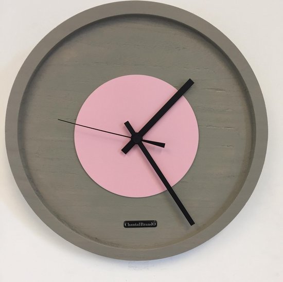 Horloge murale Quinten PINK Design moderne
