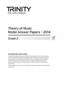 Trinity College London Music Theory Model Answer Papers (2014) Grade 2