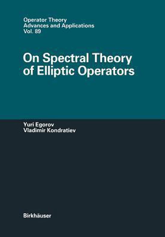 On Spectral Theory of Elliptic Operators - cover