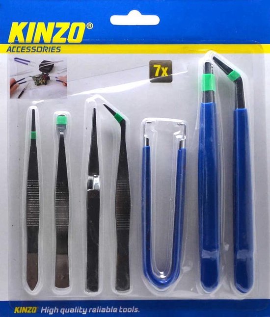 Foto: Kinzo hobby pincettenset 7 st 