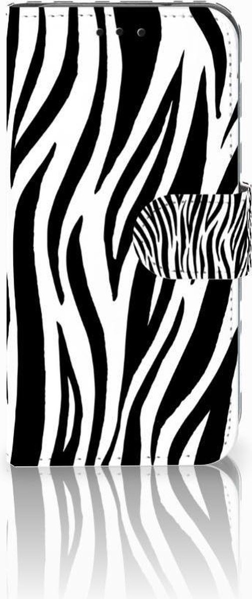Samsung Galaxy S10e Telefoonhoesje met Pasjes Zebra