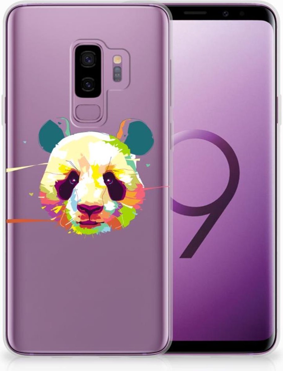 Samsung Galaxy S9 Plus Telefoonhoesje met Naam Panda Color