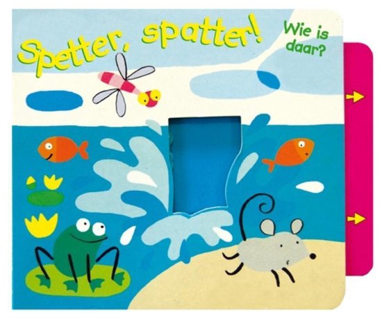 Cover van het boek 'Kiekeboe - Spetter, spatter! Wie is daar?'