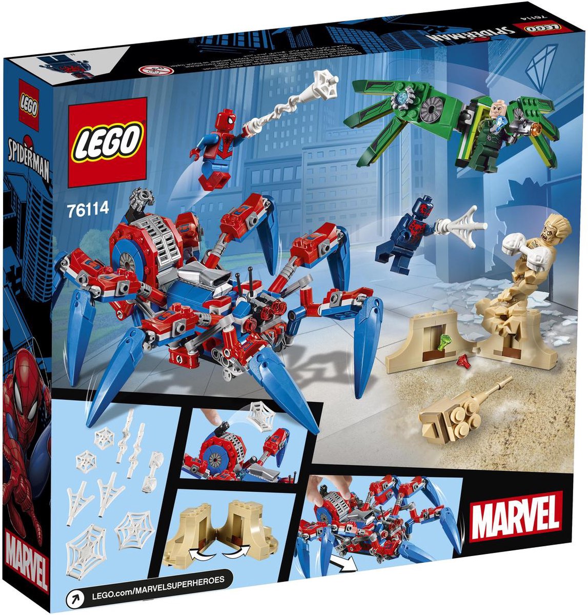LEGO Marvel Super Heroes Spider-Man's spidercrawler 76114 — afbeelding 18