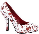 Halloween Bloederige witte pumps 38