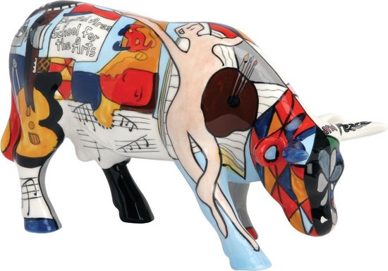 Cow Parade Picowso´s School for the Arts (medium ceramic)