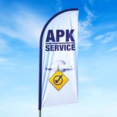 Beachflag - APK Service - Vlag + Hengelsysteem - Actievlag.nl