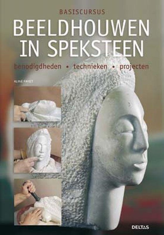 Cover van het boek 'Beeldhouwen in speksteen' van A. Fayet