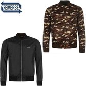 Lee Cooper omkeerbaar jas dk grijs / camo XL