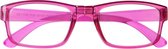 Lifetime-vision Leesbril Opvouwbaar Dames Roze Sterkte +1.50