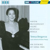 Teresa Berganza, Juan-Antonio Alvarez Parejo - Edition Schwetzinger Festival - An Evening Of Song (CD)