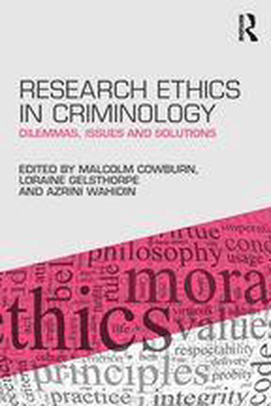 Research Ethics in Criminology - cover
