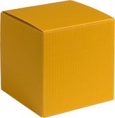 Geschenkdoosjes vierkant-kubus karton   12x12x12cm GEEL (100 stuks)