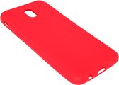 Rood siliconen hoesje Samsung Galaxy J5 (2017)