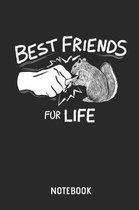 Squirrel Best Friends for Life Notebook