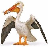 Plastic speelgoed figuur witte pelikaan 6 cm
