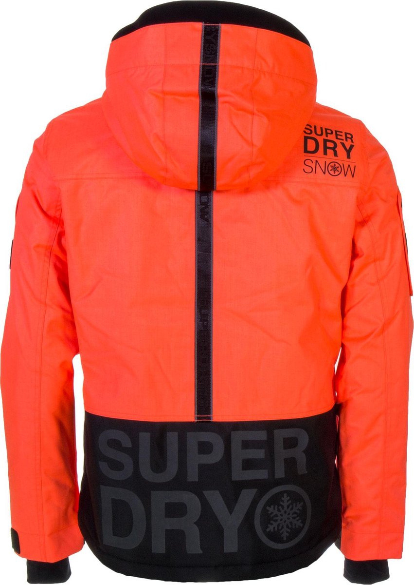 Superdry Ultimate Snow Rescue Wintersportjas - Maat M - Mannen - oranje/  zwart | bol