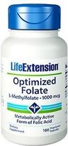 Geoptimaliseerd Foliumzuur (L-Methylfolate), 1000 mcg (100 Veggie Caps) - Life Extension