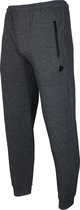 Donnay Joggingbroek met elastiek - Sportbroek - Heren - Maat M - Donkergrijs gemÃªleerd