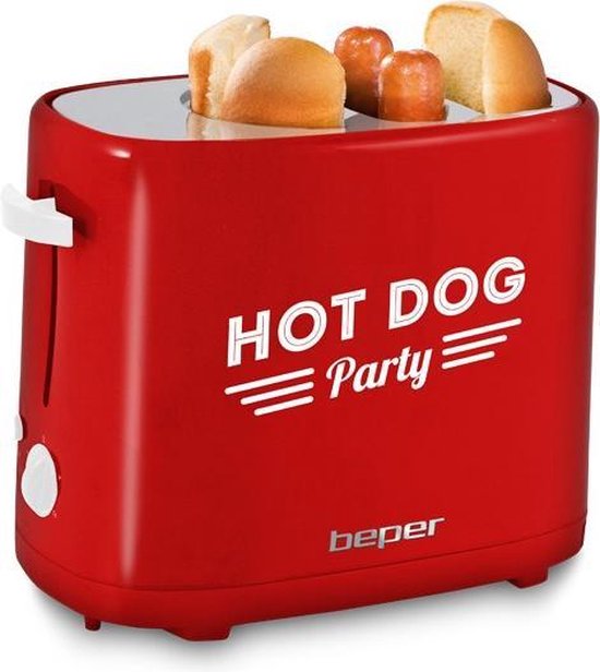 Beper BT.150Y - Hotdog maker - Rood
