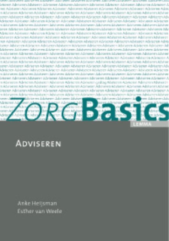ZorgBasics - ZorgBasics Adviseren