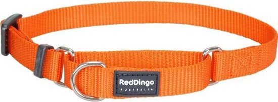 Red Dingo Martingale Correctie Halsband Hond 25mm x 41-62cm MC-ZZ-OR-25