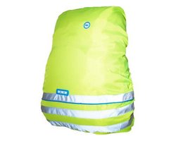 Wowow Regenhoes - Bag Cover Fun - rugzakhoes fluo geel