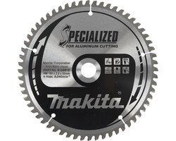 Makita Ø 165mm Asgat 20mm 60T Afkortzaagblad voor Aluminium | Specialized - B-56568