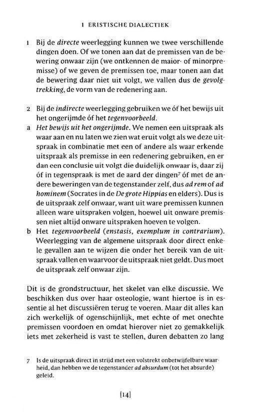 De kunst van het gelijk krijgen