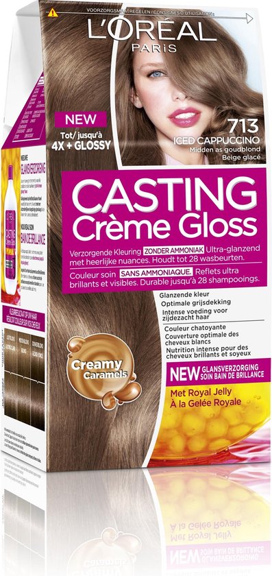 L'Oréal Paris Casting Crème Gloss 713 - As goud middenblond - Haarverf |  bol.com