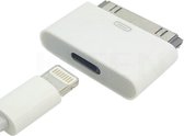 verloop adapter - Lightning (8 Pin) Naar 30 Pin Kabel Adapter - Voor Apple / Ipad / iPhone