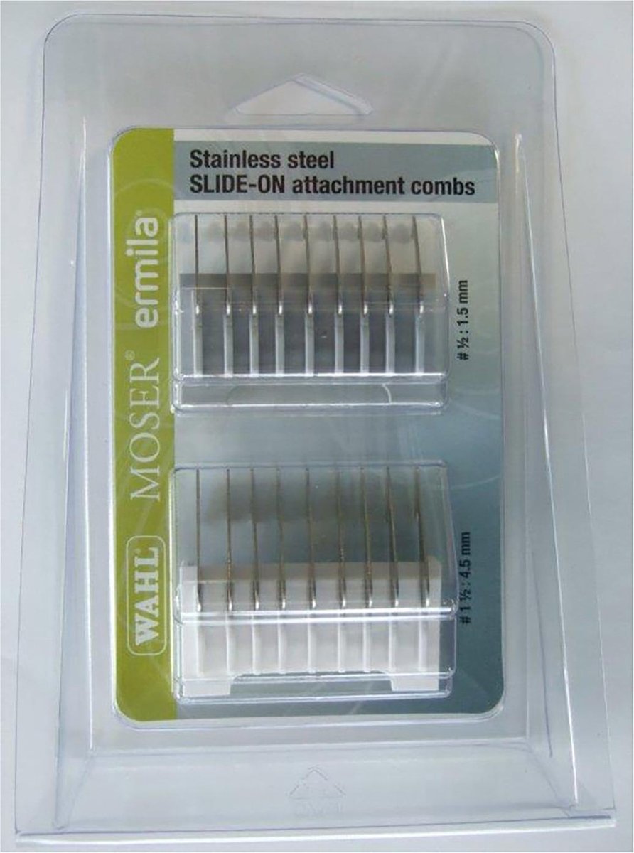 Wahl - Opzetkam - Type 19 - Set Metalen Lamellen - Nr. 05 & 15