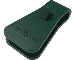 Clip voor sokken en dekbedovertrek Groen, 7 stuks