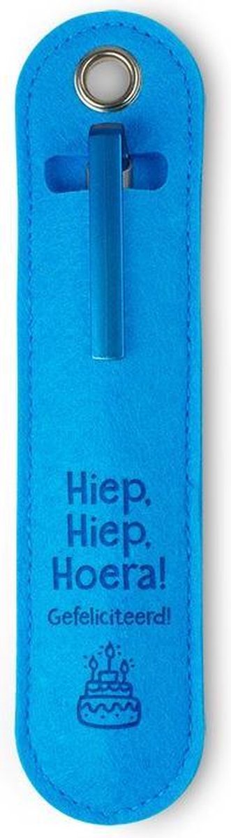 Gefeliciteerd Hiep Hiep Hoera - Pen Etui