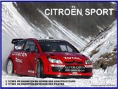 Citroen Sport 2 Metalen wandbord 30 x 40 cm.