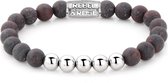 Rebel and Rose More Balls Than Most Blood Moon 8mm Armband RR-80052-S-M (Lengte: 17.50-19.00 cm)