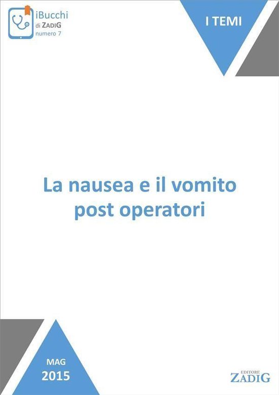 La nausea e il vomito post operatori - cover