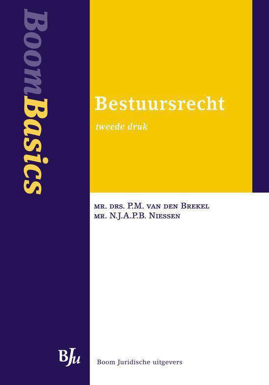 Boom Basics Bestuursrecht - cover