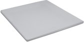 Cinderella - Topper hoeslaken (tot 15 cm) - Katoen - 180x200 cm - Light Grey