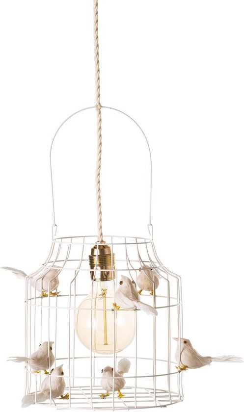 hanglamp kinderkamer wit met vogeltjes nét echt! | bol.com